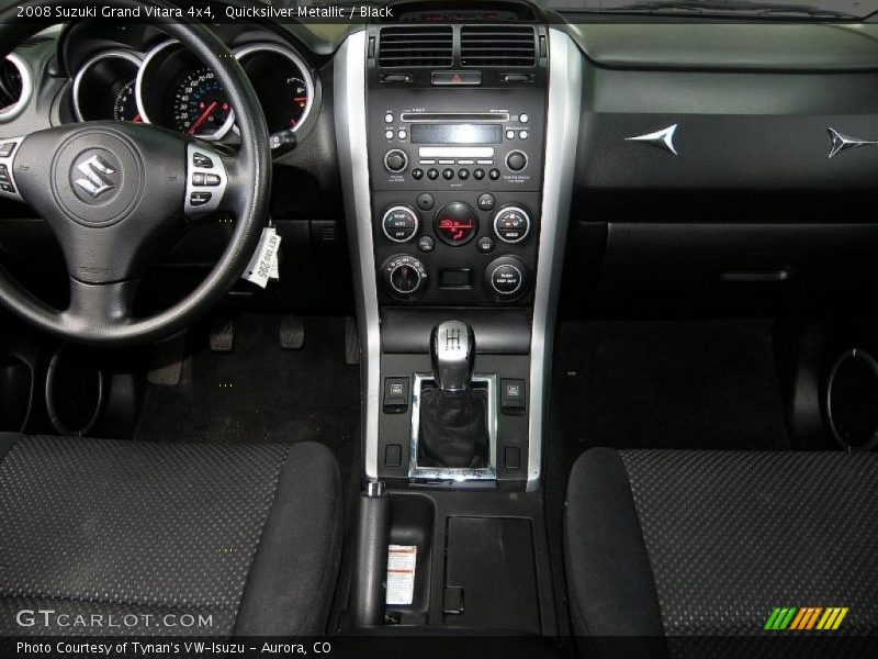 Quicksilver Metallic / Black 2008 Suzuki Grand Vitara 4x4