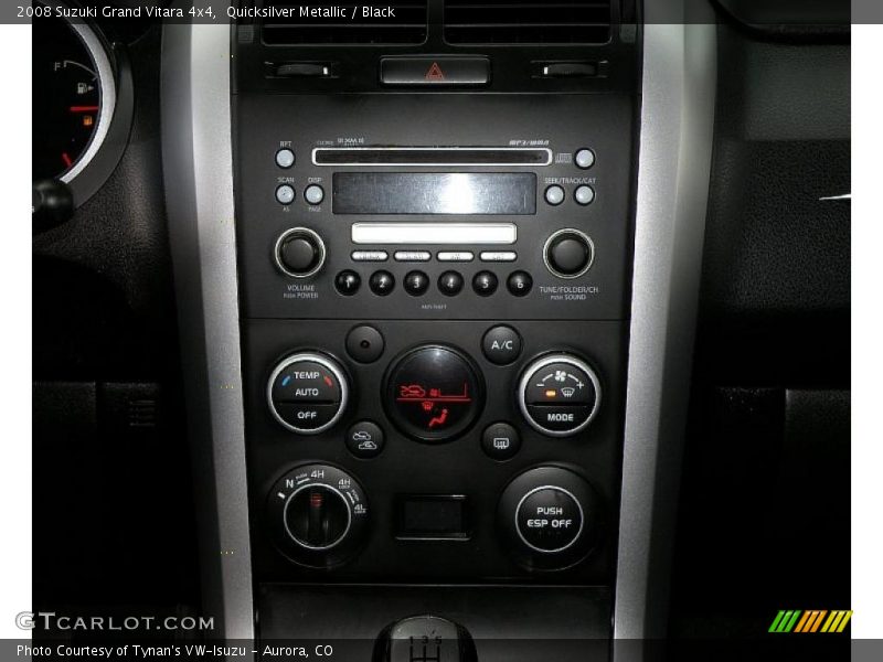 Quicksilver Metallic / Black 2008 Suzuki Grand Vitara 4x4