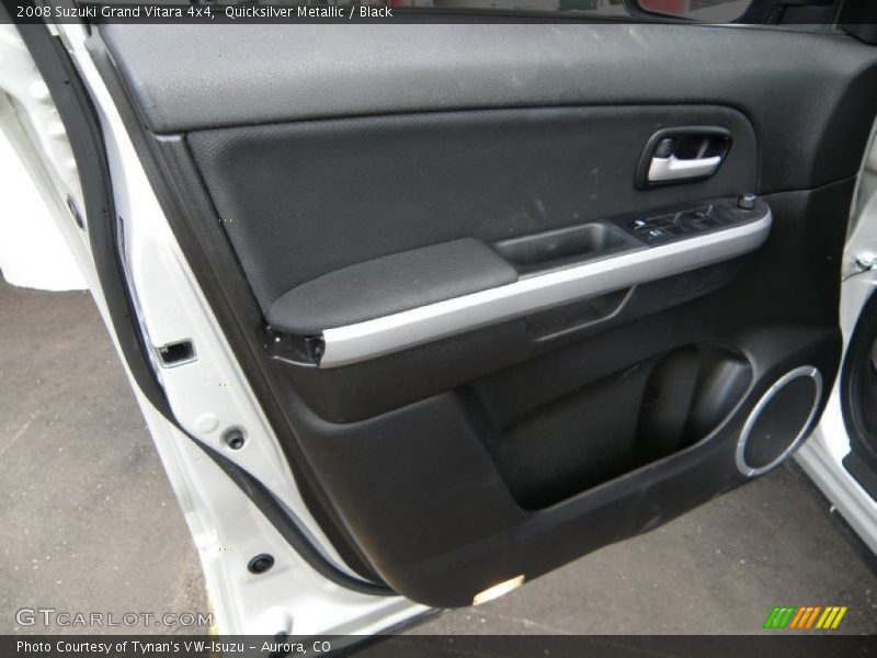 Quicksilver Metallic / Black 2008 Suzuki Grand Vitara 4x4