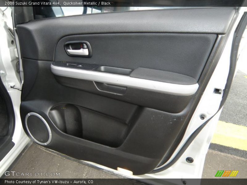 Quicksilver Metallic / Black 2008 Suzuki Grand Vitara 4x4