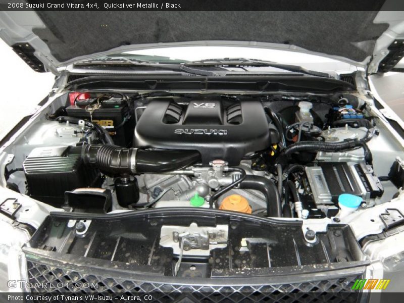 Quicksilver Metallic / Black 2008 Suzuki Grand Vitara 4x4