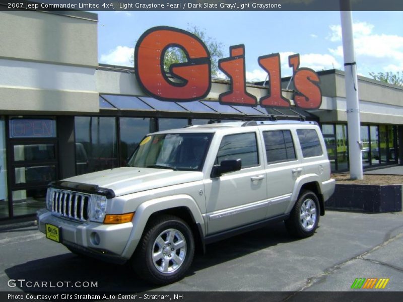 Light Graystone Pearl / Dark Slate Gray/Light Graystone 2007 Jeep Commander Limited 4x4