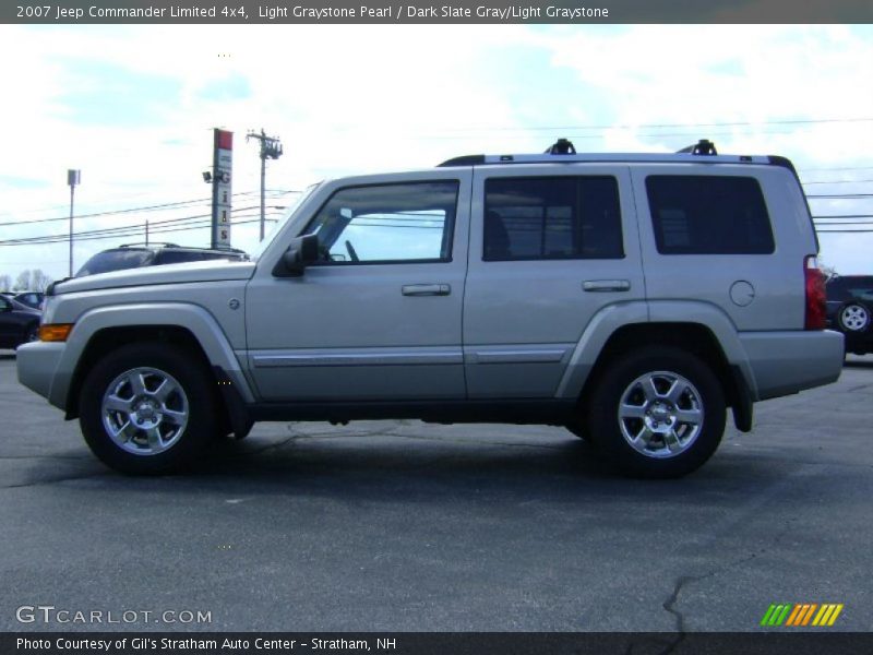 Light Graystone Pearl / Dark Slate Gray/Light Graystone 2007 Jeep Commander Limited 4x4