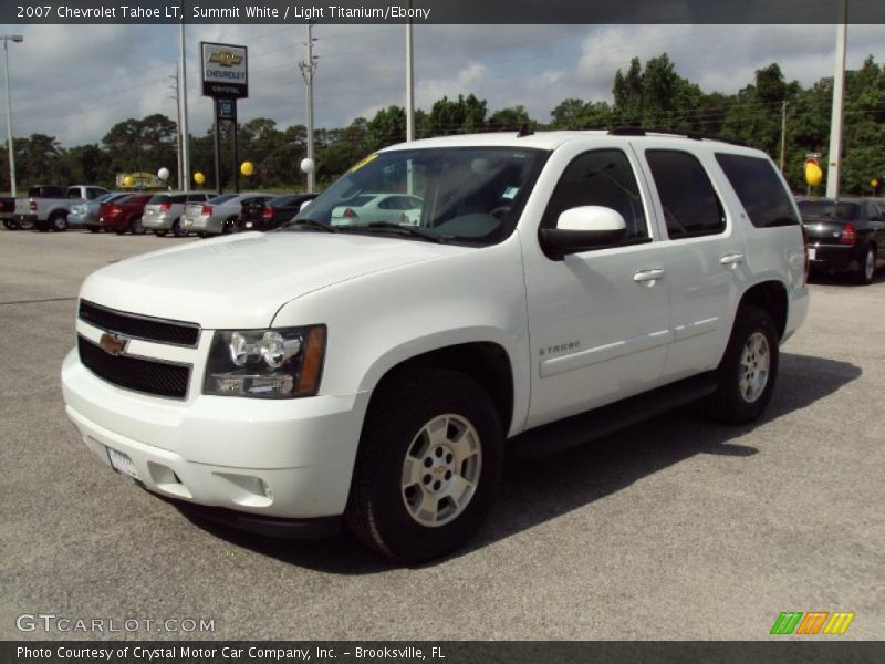 Summit White / Light Titanium/Ebony 2007 Chevrolet Tahoe LT