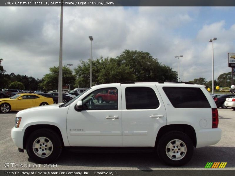 Summit White / Light Titanium/Ebony 2007 Chevrolet Tahoe LT