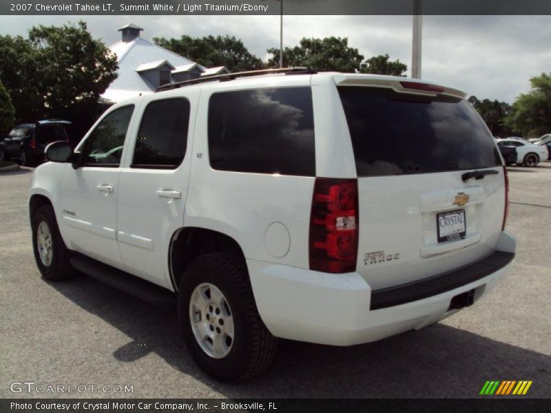 Summit White / Light Titanium/Ebony 2007 Chevrolet Tahoe LT