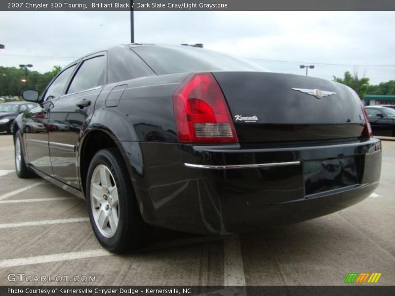 Brilliant Black / Dark Slate Gray/Light Graystone 2007 Chrysler 300 Touring