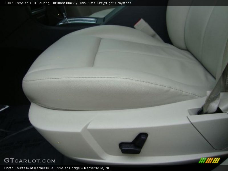 Brilliant Black / Dark Slate Gray/Light Graystone 2007 Chrysler 300 Touring