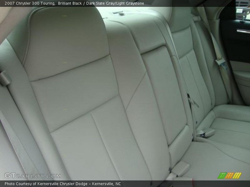 Brilliant Black / Dark Slate Gray/Light Graystone 2007 Chrysler 300 Touring
