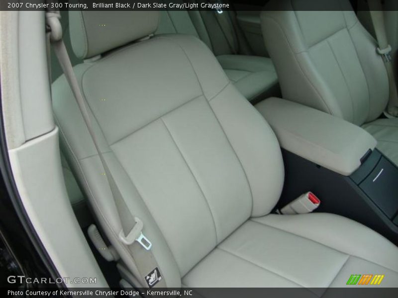 Brilliant Black / Dark Slate Gray/Light Graystone 2007 Chrysler 300 Touring