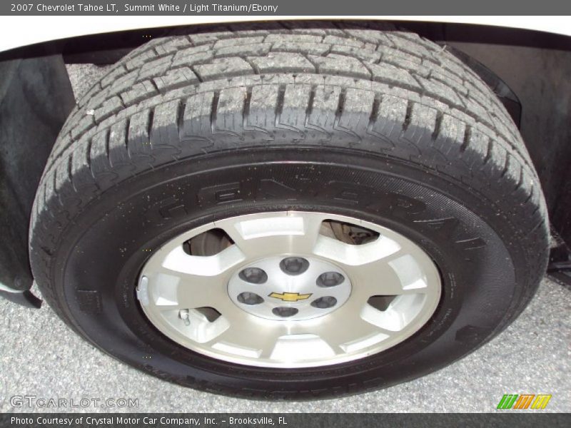 Summit White / Light Titanium/Ebony 2007 Chevrolet Tahoe LT