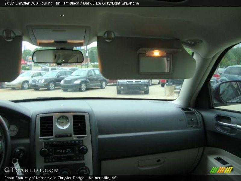 Brilliant Black / Dark Slate Gray/Light Graystone 2007 Chrysler 300 Touring