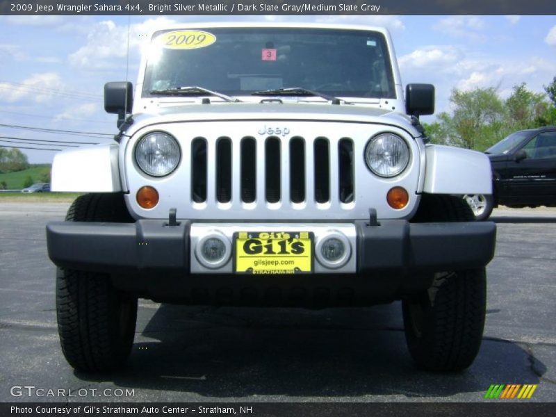 Bright Silver Metallic / Dark Slate Gray/Medium Slate Gray 2009 Jeep Wrangler Sahara 4x4