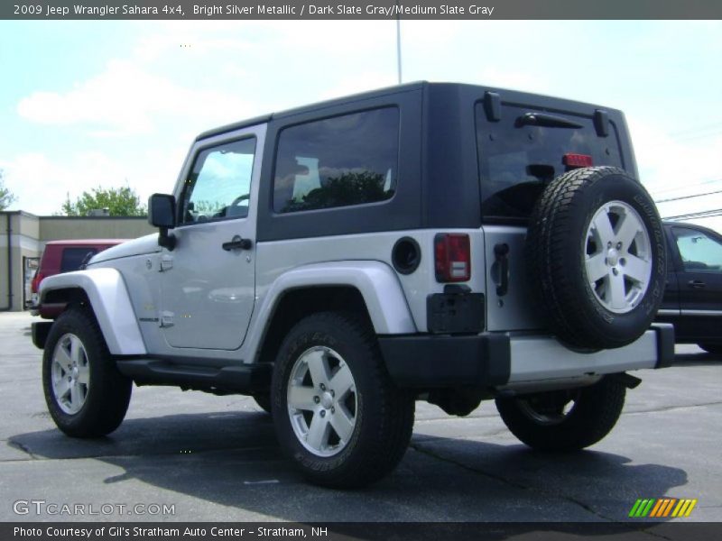 Bright Silver Metallic / Dark Slate Gray/Medium Slate Gray 2009 Jeep Wrangler Sahara 4x4