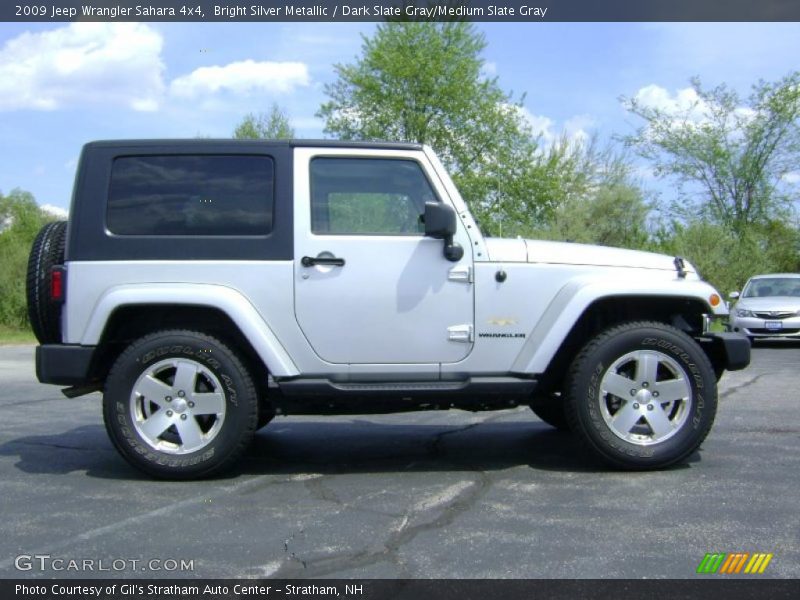 Bright Silver Metallic / Dark Slate Gray/Medium Slate Gray 2009 Jeep Wrangler Sahara 4x4