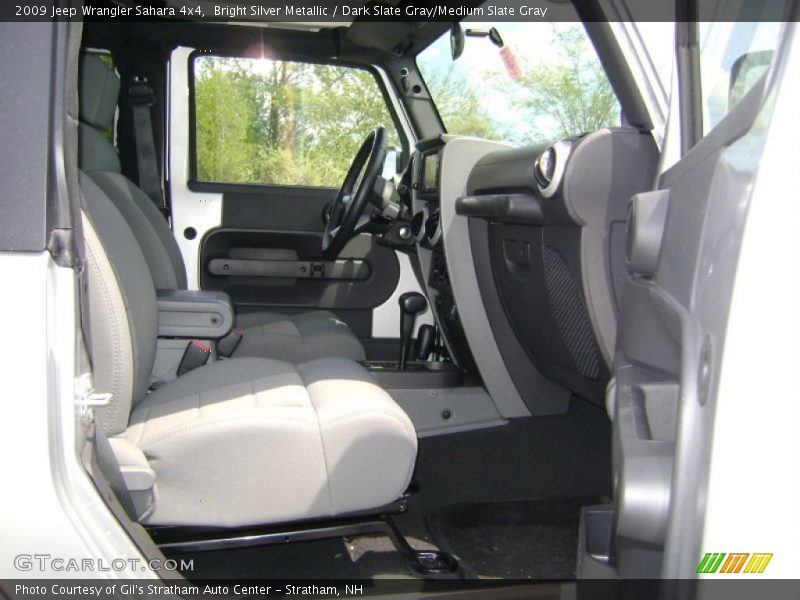 Bright Silver Metallic / Dark Slate Gray/Medium Slate Gray 2009 Jeep Wrangler Sahara 4x4