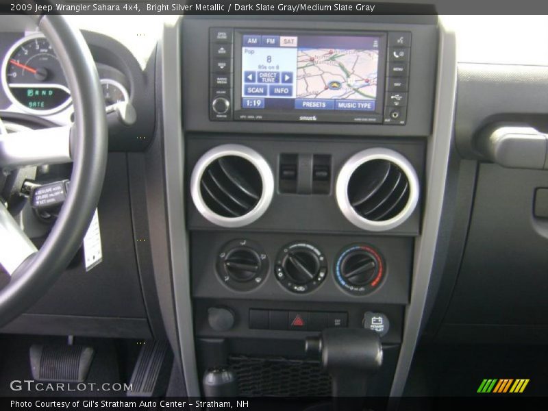 Bright Silver Metallic / Dark Slate Gray/Medium Slate Gray 2009 Jeep Wrangler Sahara 4x4