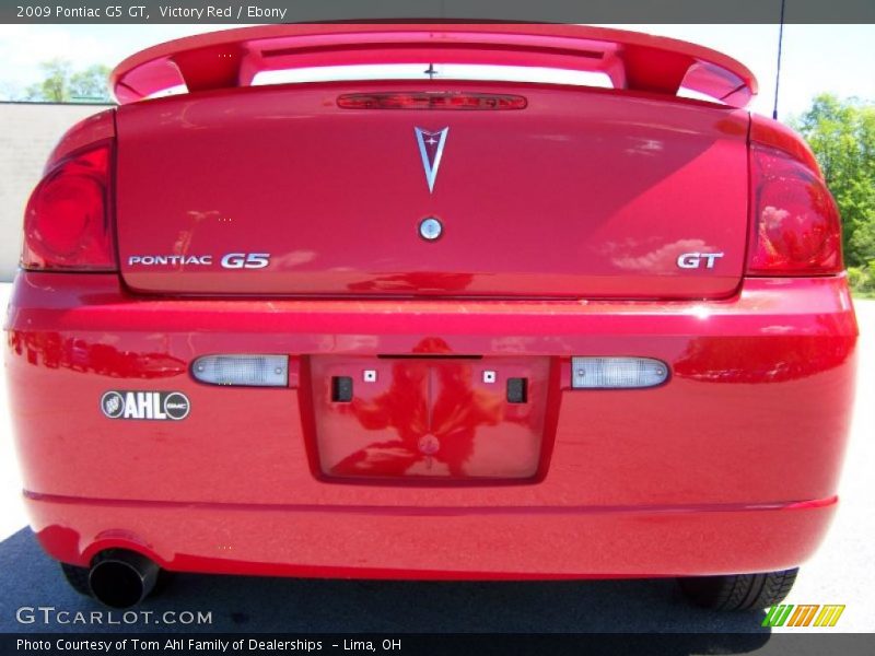 Victory Red / Ebony 2009 Pontiac G5 GT