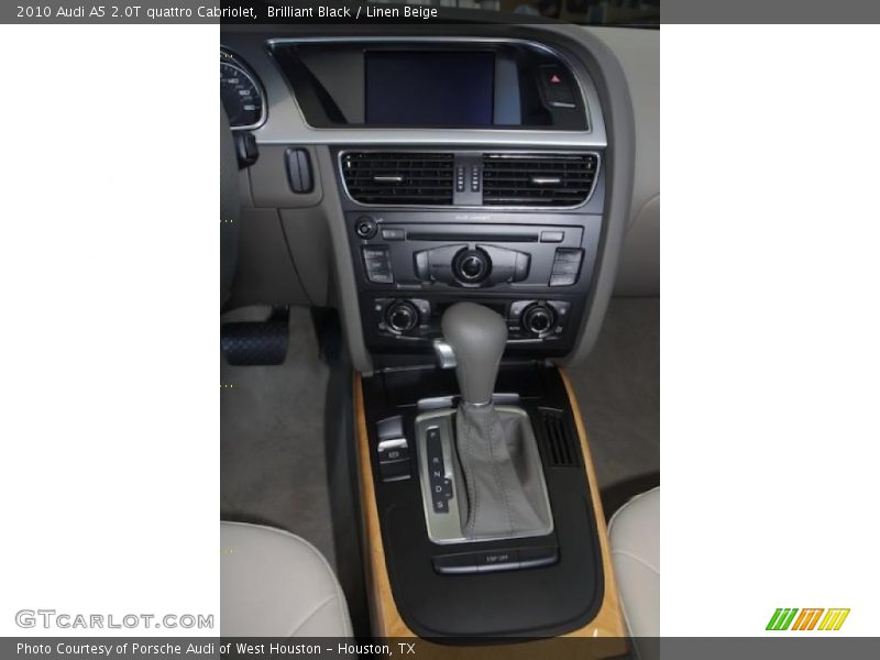Brilliant Black / Linen Beige 2010 Audi A5 2.0T quattro Cabriolet