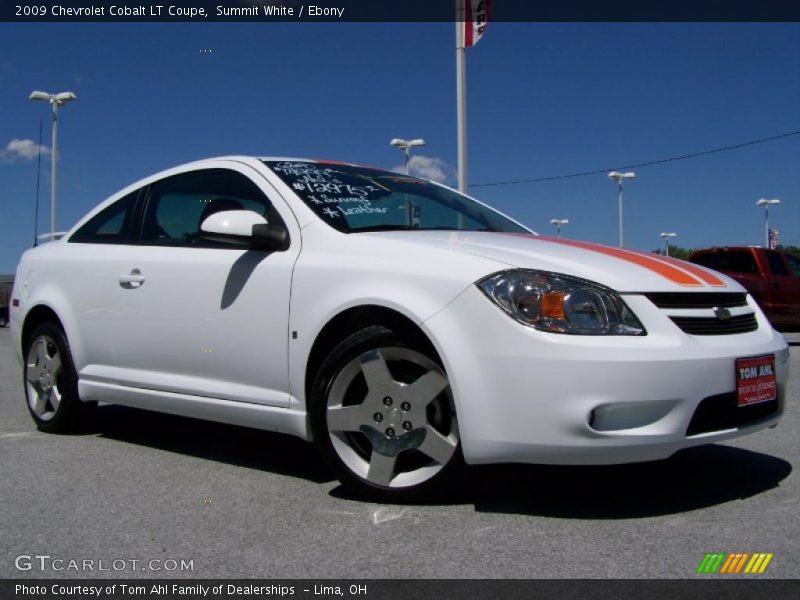 Summit White / Ebony 2009 Chevrolet Cobalt LT Coupe