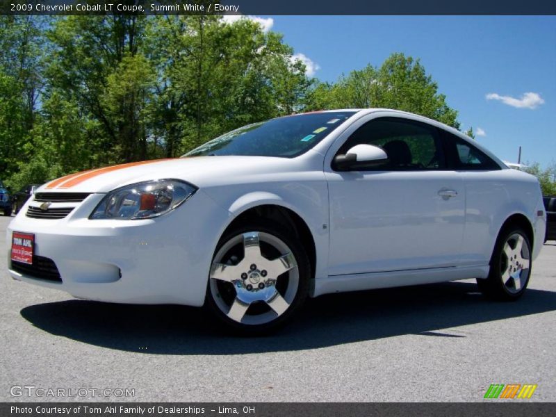 Summit White / Ebony 2009 Chevrolet Cobalt LT Coupe