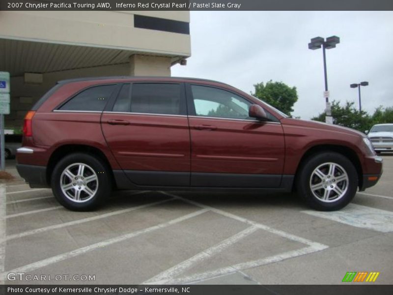 Inferno Red Crystal Pearl / Pastel Slate Gray 2007 Chrysler Pacifica Touring AWD