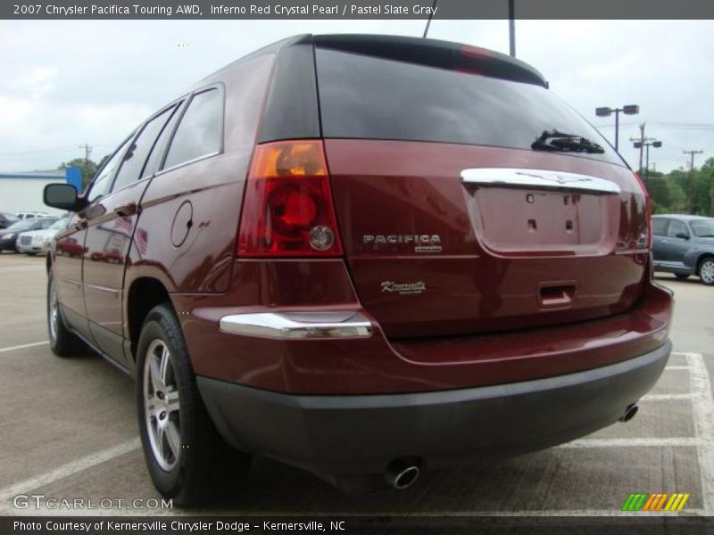 Inferno Red Crystal Pearl / Pastel Slate Gray 2007 Chrysler Pacifica Touring AWD