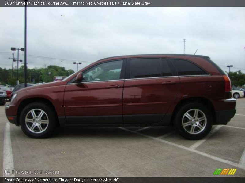 Inferno Red Crystal Pearl / Pastel Slate Gray 2007 Chrysler Pacifica Touring AWD
