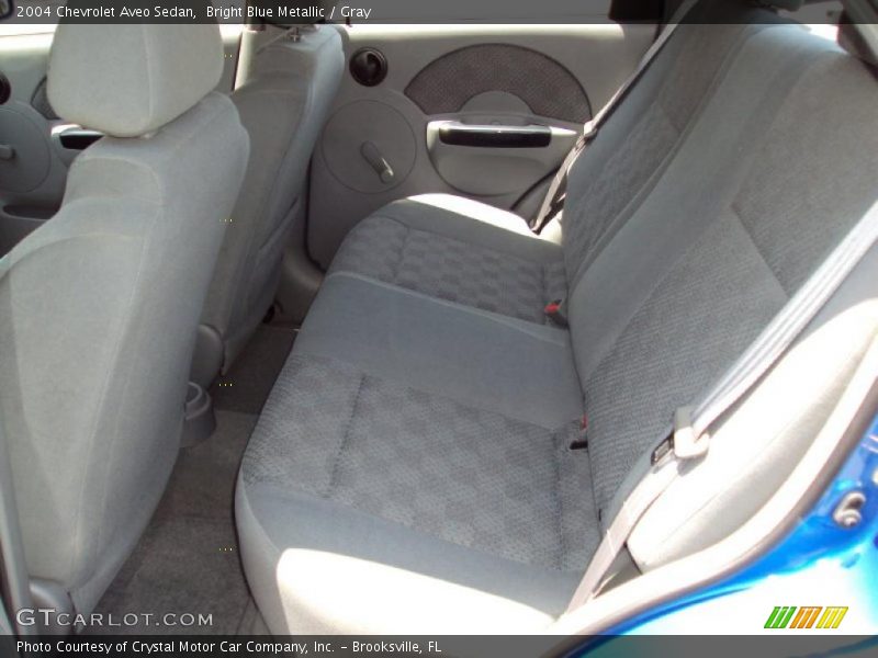 Bright Blue Metallic / Gray 2004 Chevrolet Aveo Sedan