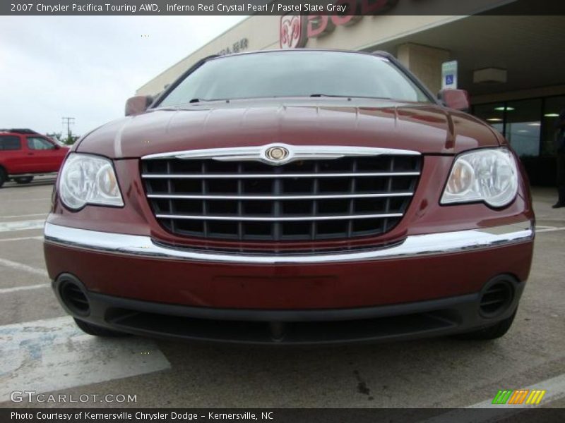 Inferno Red Crystal Pearl / Pastel Slate Gray 2007 Chrysler Pacifica Touring AWD