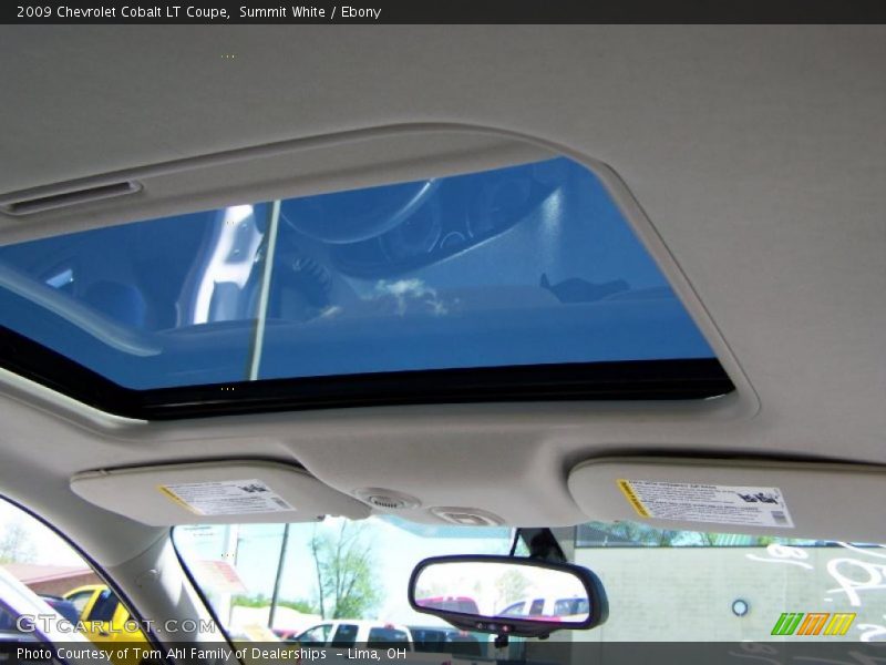 Summit White / Ebony 2009 Chevrolet Cobalt LT Coupe