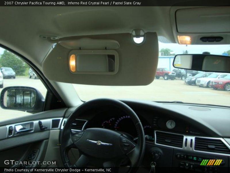 Inferno Red Crystal Pearl / Pastel Slate Gray 2007 Chrysler Pacifica Touring AWD