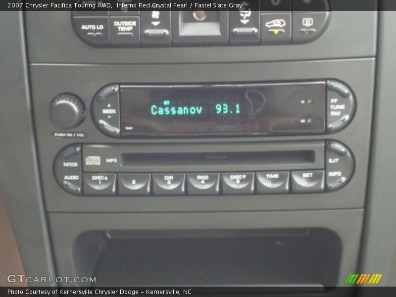 Inferno Red Crystal Pearl / Pastel Slate Gray 2007 Chrysler Pacifica Touring AWD