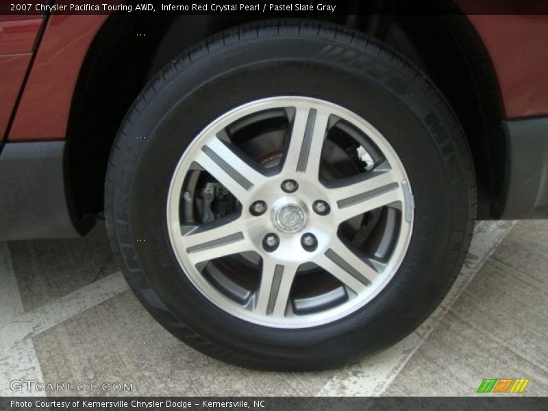 Inferno Red Crystal Pearl / Pastel Slate Gray 2007 Chrysler Pacifica Touring AWD