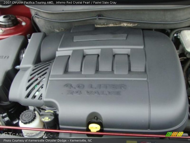 Inferno Red Crystal Pearl / Pastel Slate Gray 2007 Chrysler Pacifica Touring AWD