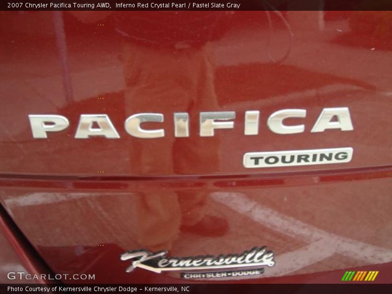Inferno Red Crystal Pearl / Pastel Slate Gray 2007 Chrysler Pacifica Touring AWD