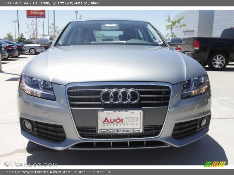 Quartz Gray Metallic / Black 2010 Audi A4 2.0T Sedan