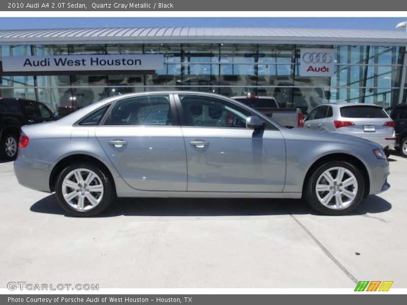 Quartz Gray Metallic / Black 2010 Audi A4 2.0T Sedan