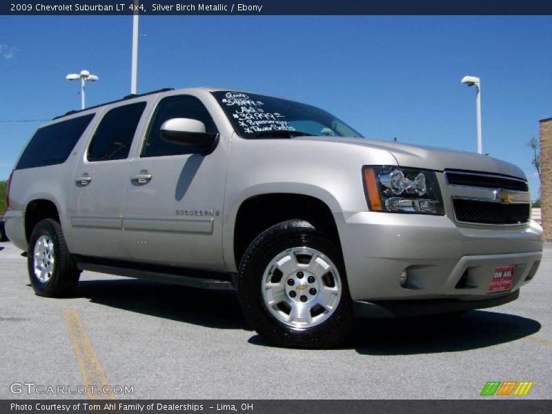 Silver Birch Metallic / Ebony 2009 Chevrolet Suburban LT 4x4
