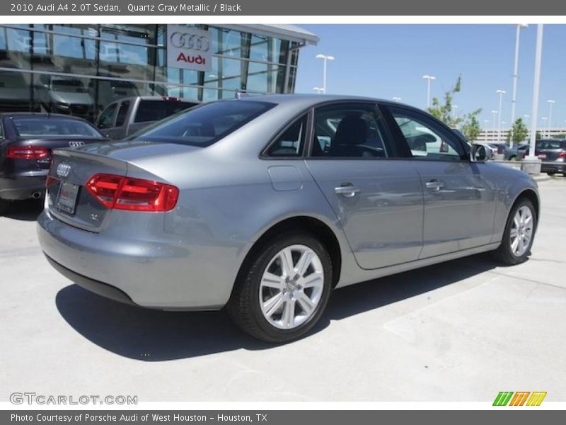 Quartz Gray Metallic / Black 2010 Audi A4 2.0T Sedan