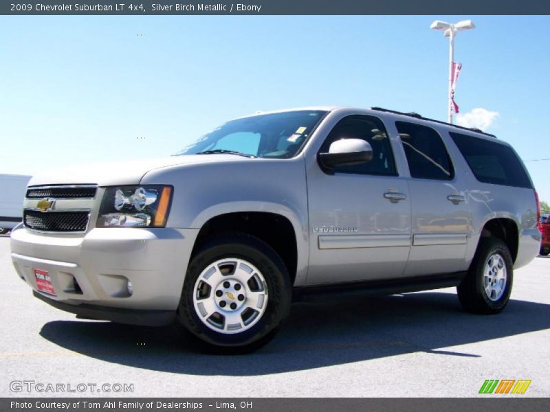 Silver Birch Metallic / Ebony 2009 Chevrolet Suburban LT 4x4