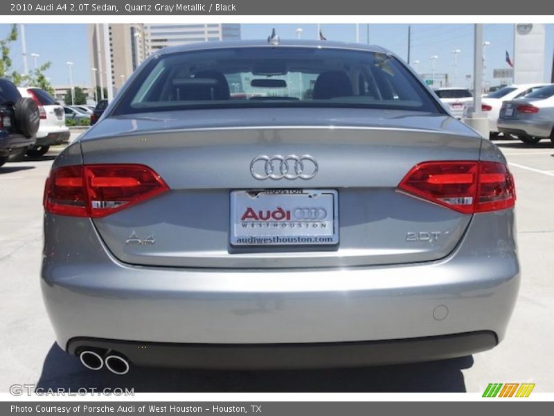 Quartz Gray Metallic / Black 2010 Audi A4 2.0T Sedan
