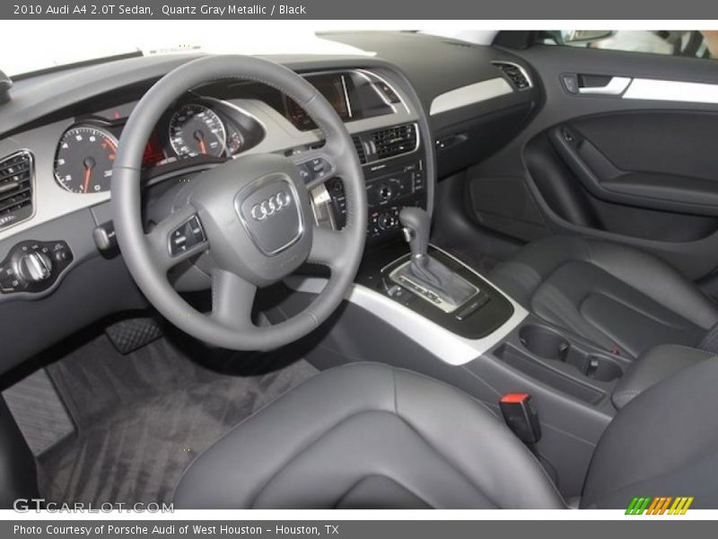 Quartz Gray Metallic / Black 2010 Audi A4 2.0T Sedan
