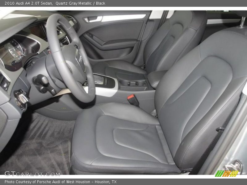 Quartz Gray Metallic / Black 2010 Audi A4 2.0T Sedan