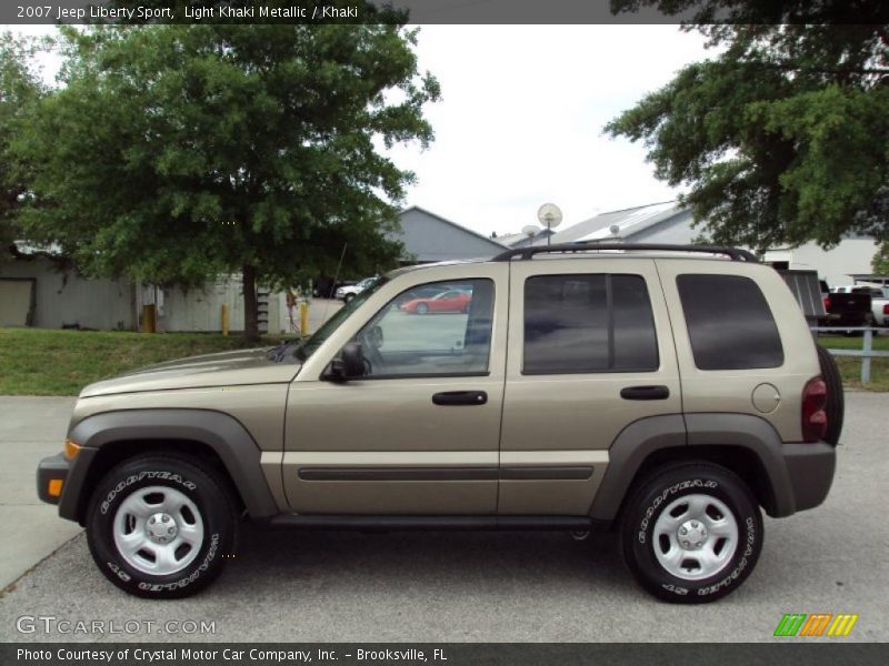 Light Khaki Metallic / Khaki 2007 Jeep Liberty Sport