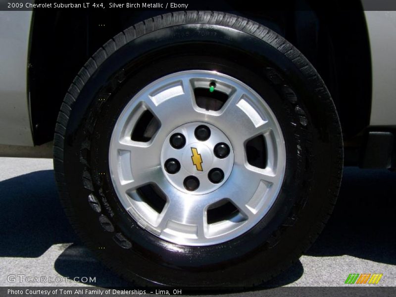 Silver Birch Metallic / Ebony 2009 Chevrolet Suburban LT 4x4