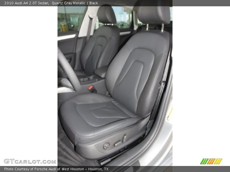 Quartz Gray Metallic / Black 2010 Audi A4 2.0T Sedan