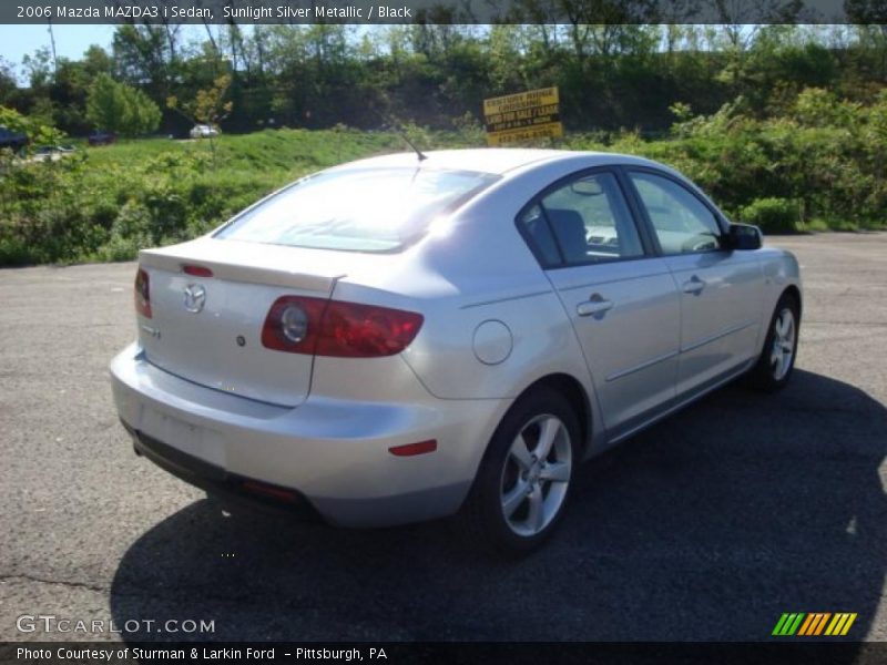 Sunlight Silver Metallic / Black 2006 Mazda MAZDA3 i Sedan