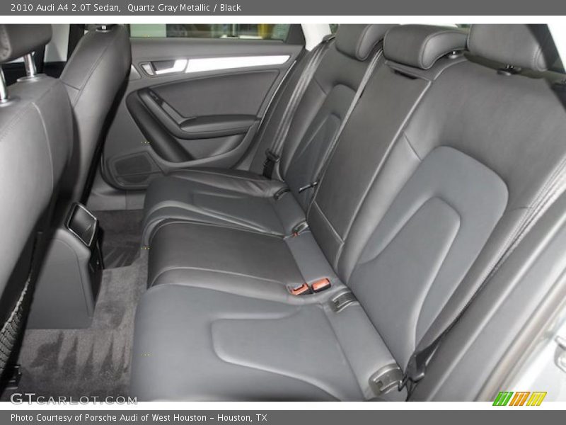 Quartz Gray Metallic / Black 2010 Audi A4 2.0T Sedan