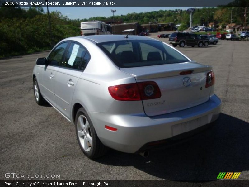 Sunlight Silver Metallic / Black 2006 Mazda MAZDA3 i Sedan